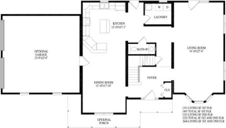 Berkshire Modular Home Floor Plan First Floor